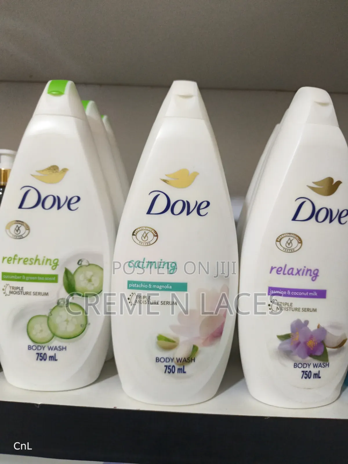 Dove Shower Gels 750ml