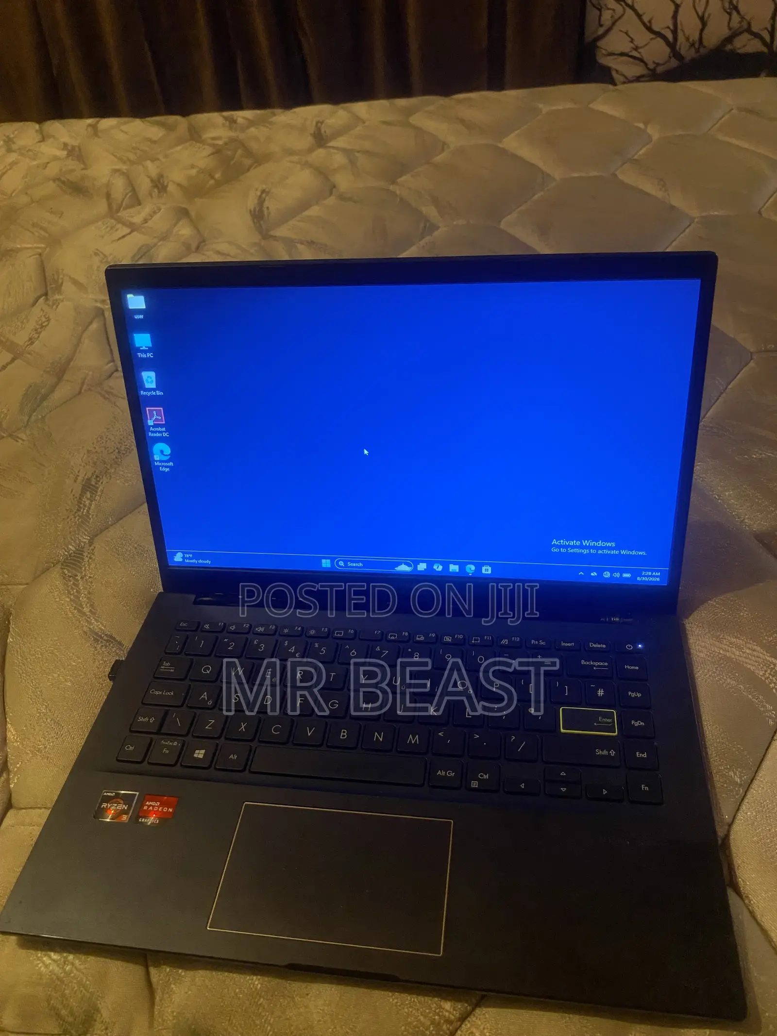 Laptop Asus Vivobook 14 4GB AMD Ryzen 3 SSD 256GB