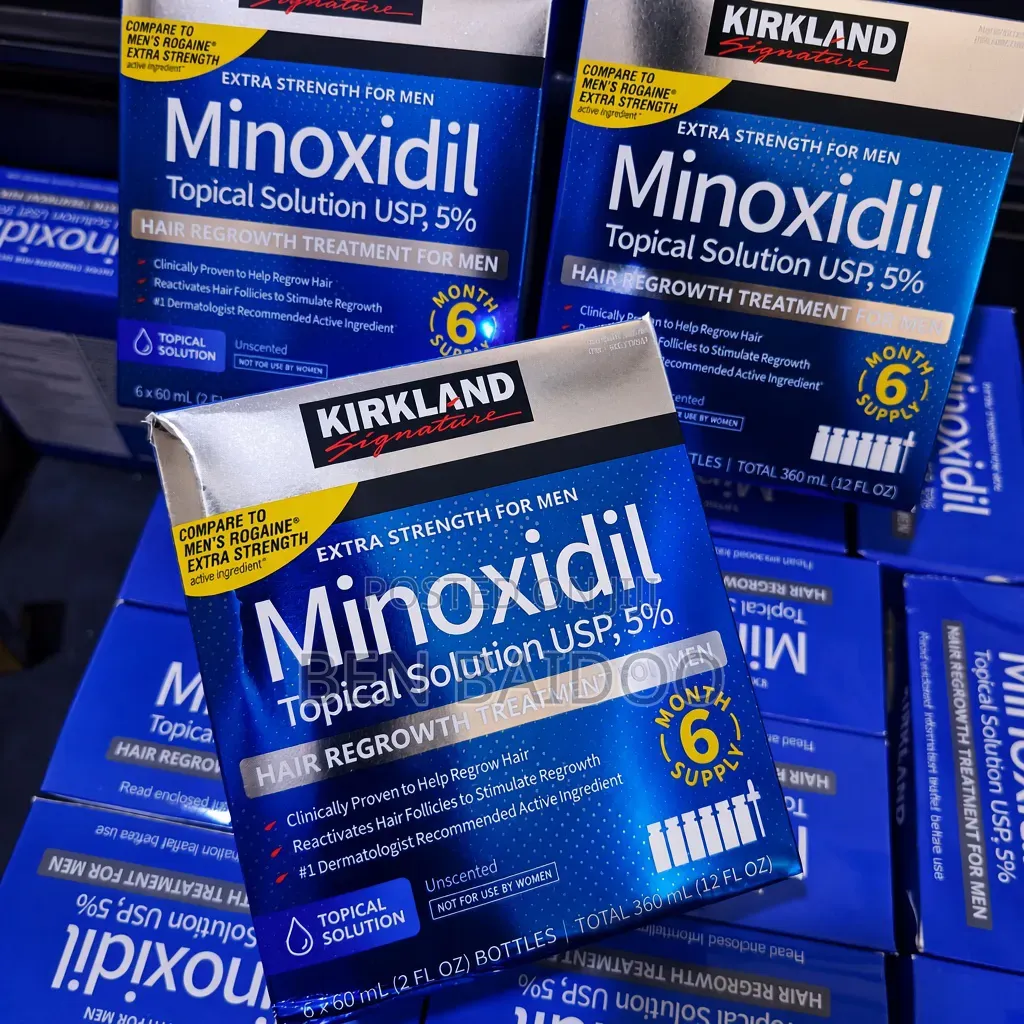 Kirkland Minoxidil Ultimate Solution (Men's Hair Growth Pack)