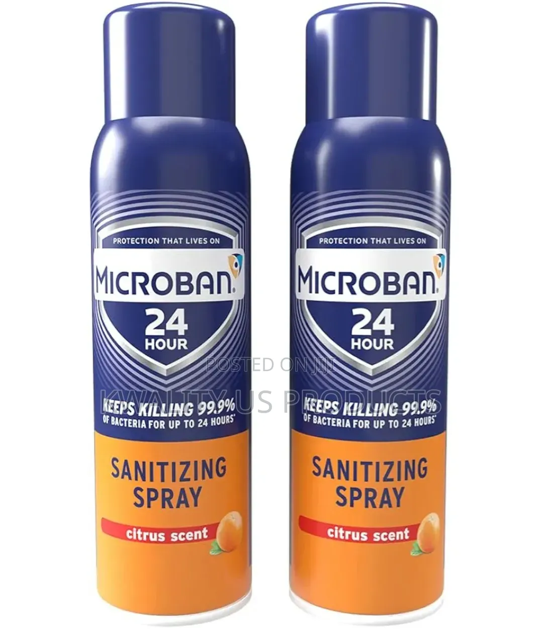 Microban 24-Hour Sanitizing Spray - Citrus Scent - 435 Grams