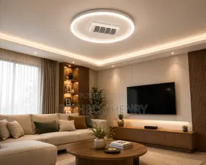 Modern Bladeless Fan With Light