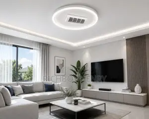Modern Bladeless Fan With Light