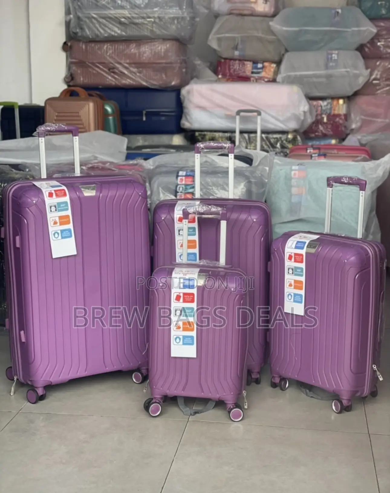 Premium Quality 4set Ak Silicon Fiber Unbreakable Traveling Bag.