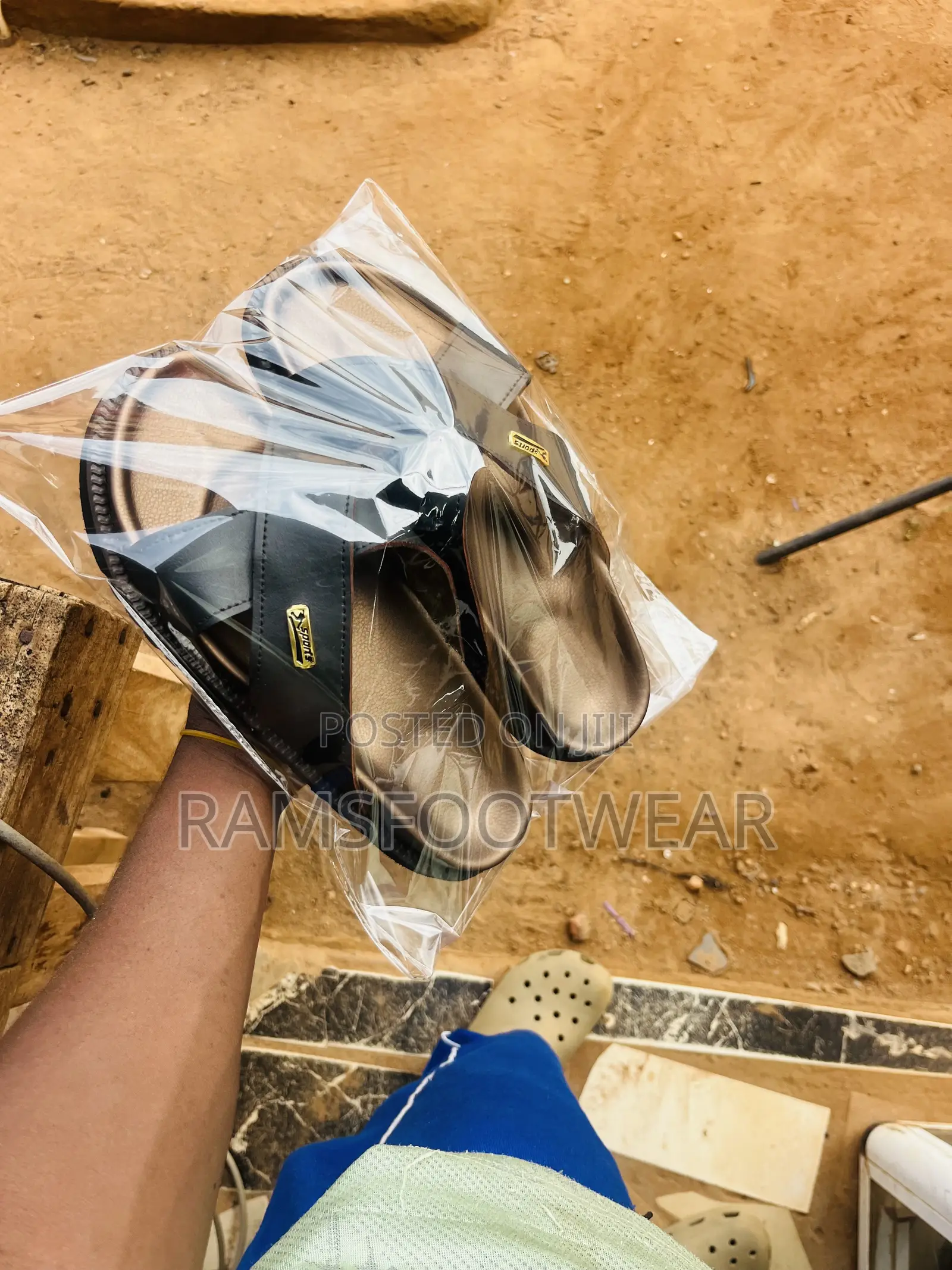 Birken Cross Sandals Slide