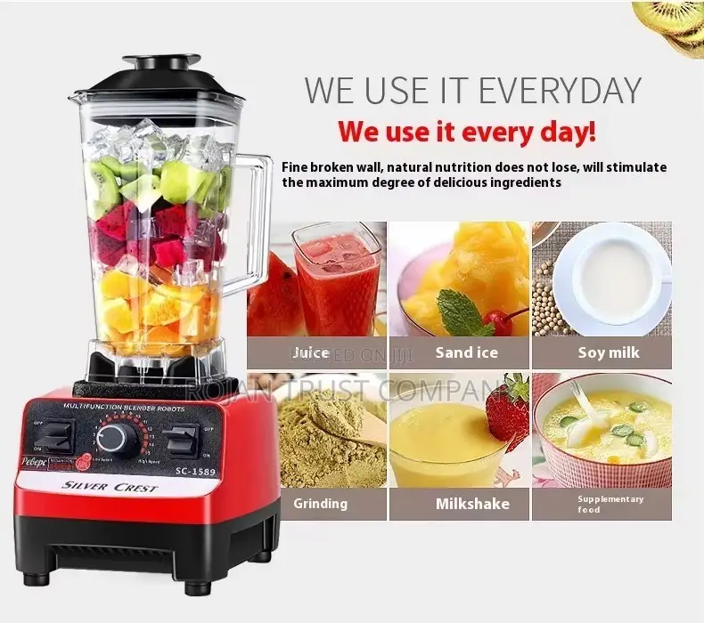2 in 1 Silver Crest Blender