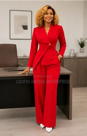 Red Women's Suit