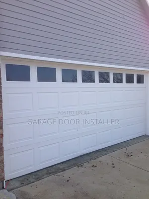 Garage Doors With Smart Motor and Fanlight