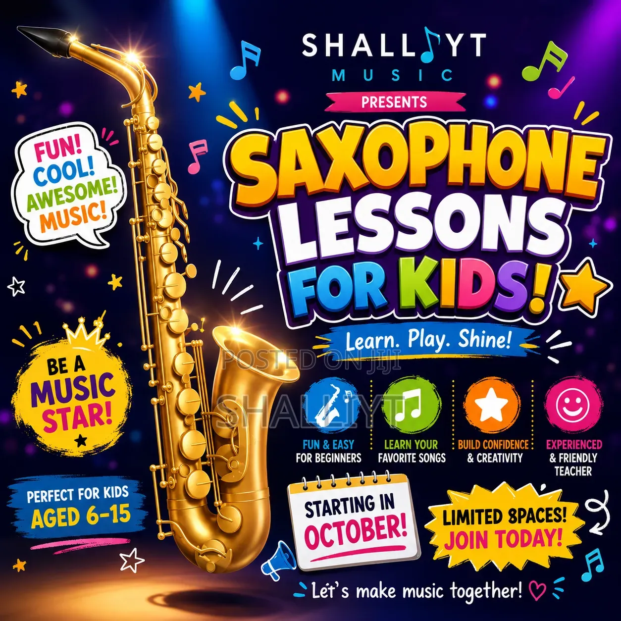Saxophone Lessons for Kids