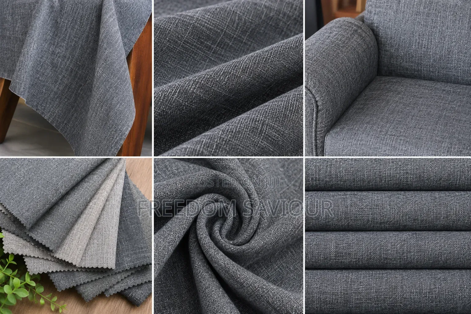 Luxury Grey Sofa Fabric