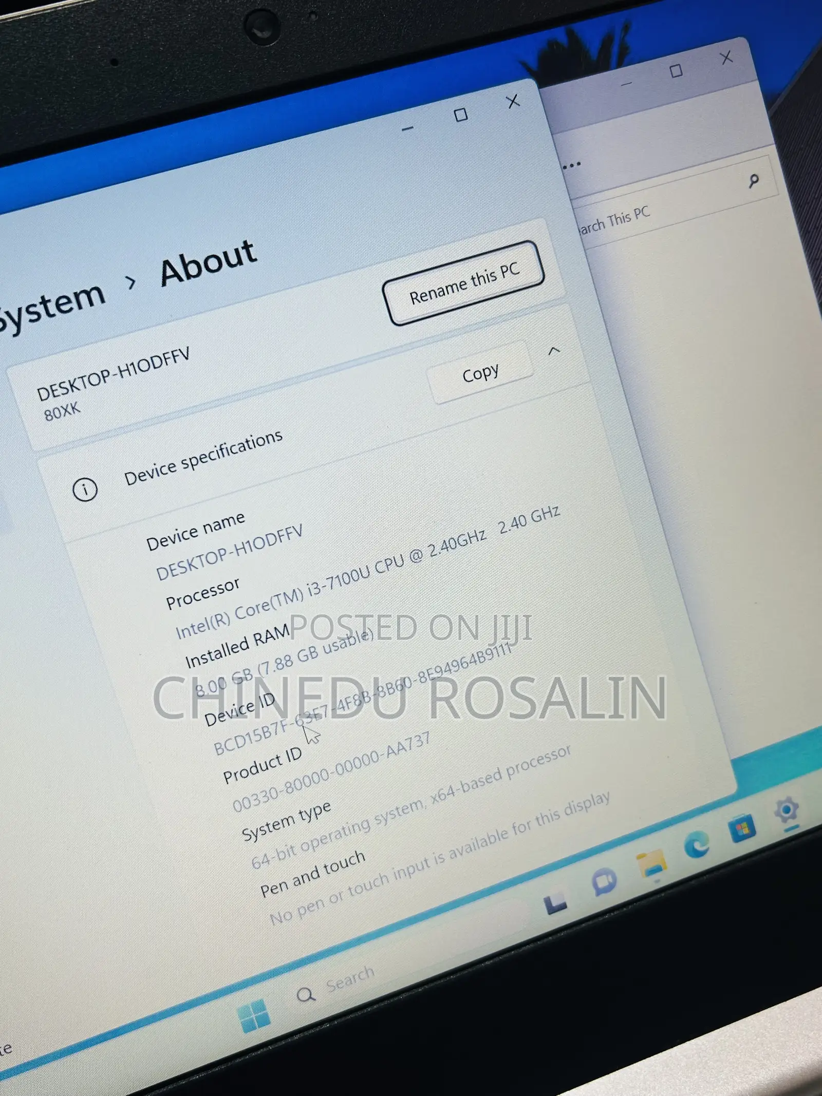 Laptop Lenovo IdeaPad 320 8GB Intel Core i3 SSD 128GB