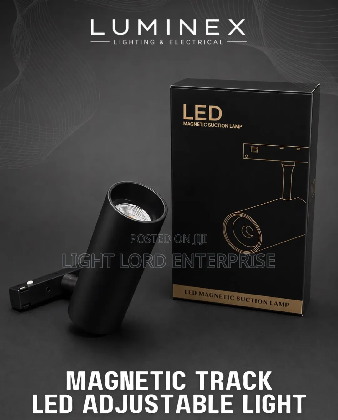 Ice Glass 360 Magnetic Track Light