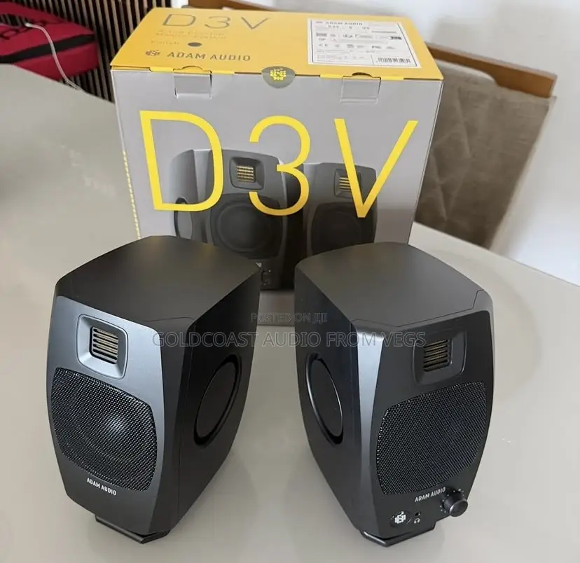 Adam Professional Audio D3v Active Desktop Monitoring System (Black)