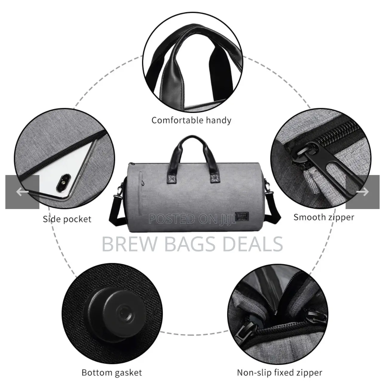 Premium Quality Duffle SuitBag & Shoe Pocket Traveling Bag.