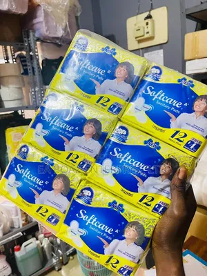 Softcare Sanitary Pad, Cotton Soft 12 Heavy Flow + Free 4 Panty Liners