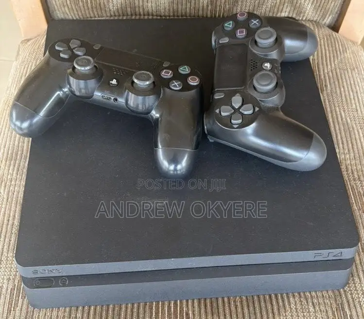 PS4 Slim With 2 Controllers