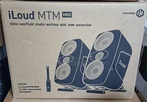 IK iLoud MTM MKII High Resolution Compact Studio Monitor (Black, Pair)