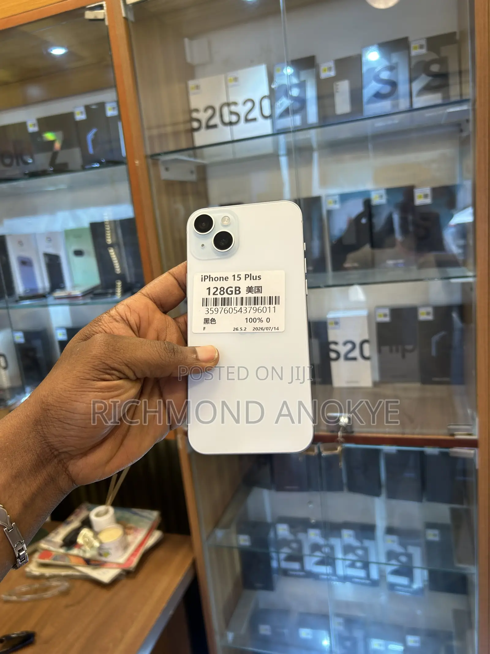 New Apple iPhone 15 Plus 128 GB Blue