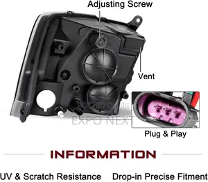 Dodge Ram 1500 2009-2018 Halogen Headlight