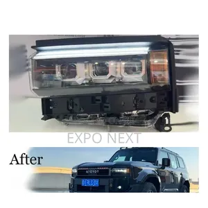 Toyota Prado LC250 2024-2025 Led Three Lens Plug and Play Head Light