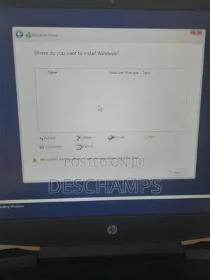 No Storage Device Found?