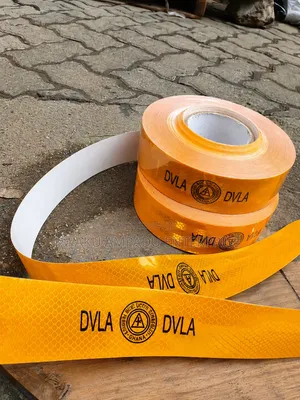 Original Yellow DVLA Reflective Tape – 1 Pack | Cars & Trucks