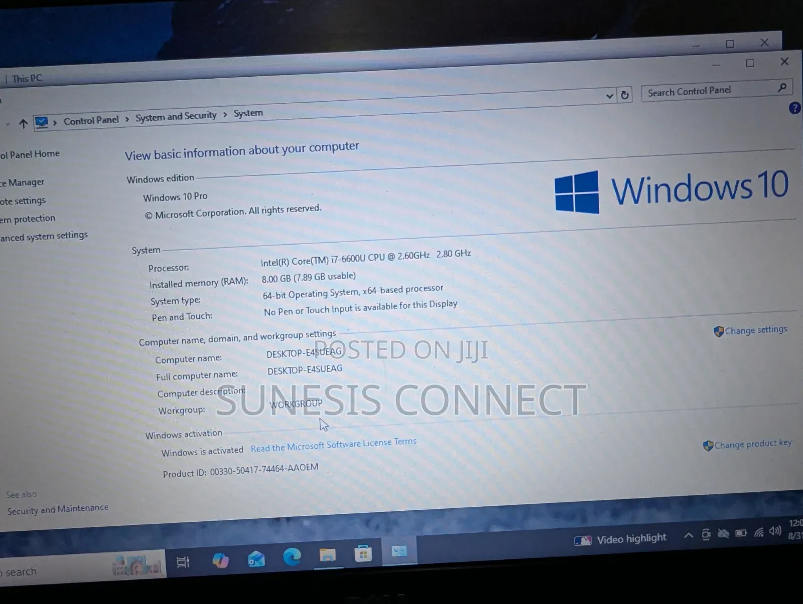 Laptop Dell Latitude E7470 8GB Intel Core i7 SSD 256GB