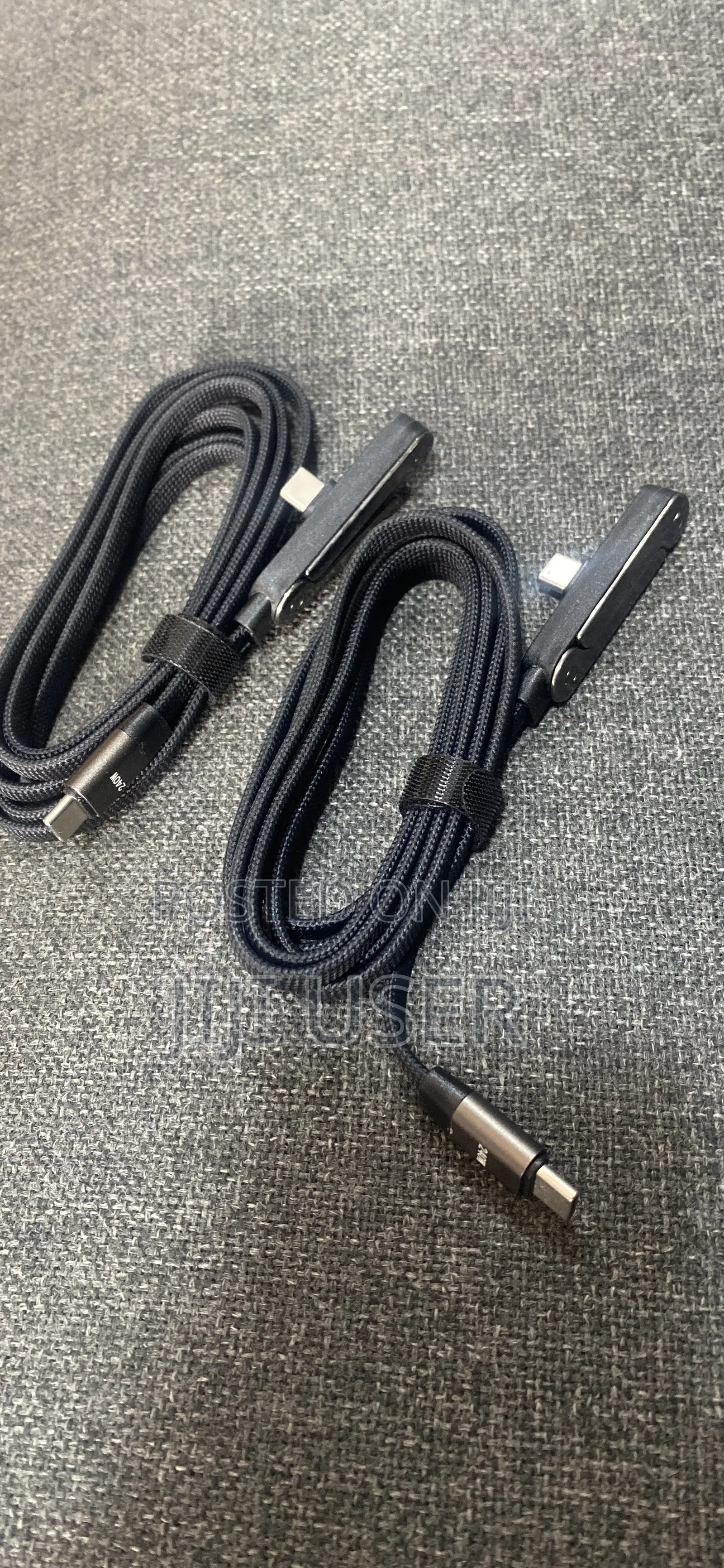 Sideways Phone Charger, 2 in 1 Invisible Holder Charger Cable, 240W