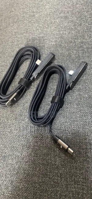 Sideways Phone Charger, 2 in 1 Invisible Holder Charger Cable, 240W