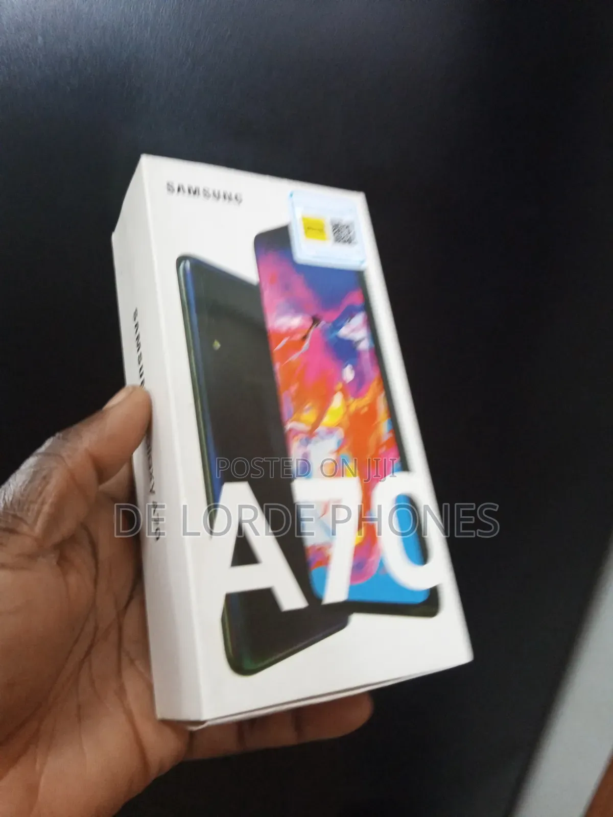 New Samsung Galaxy A70 128 GB Black