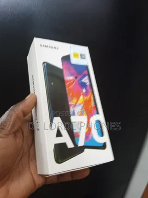 New Samsung Galaxy A70 128 GB Black