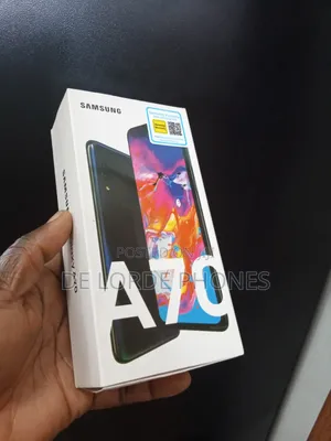 New Samsung Galaxy A70 128 GB Black