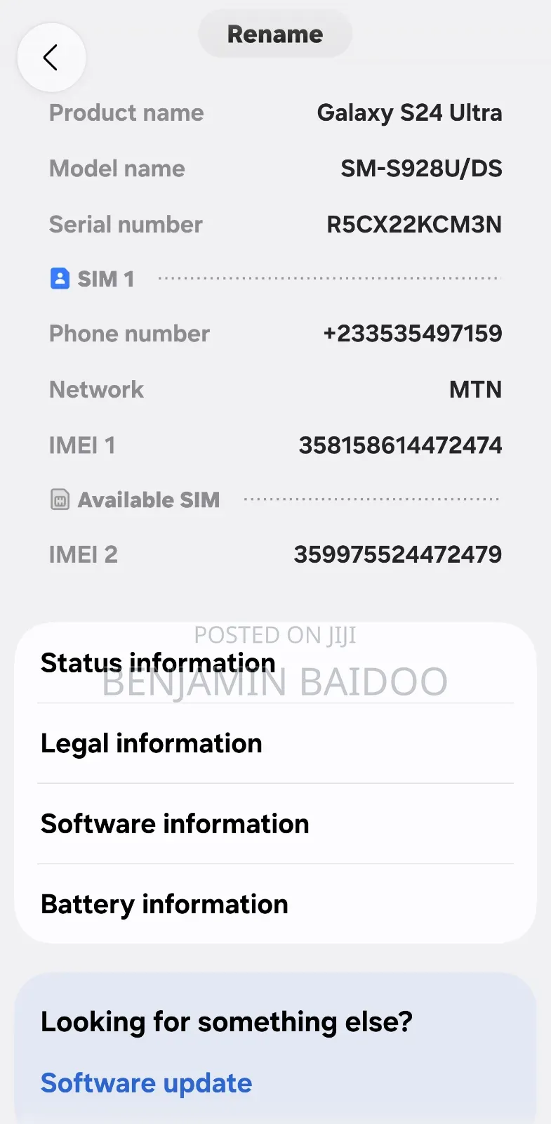 Samsung Galaxy S24 Ultra 256 GB Gold