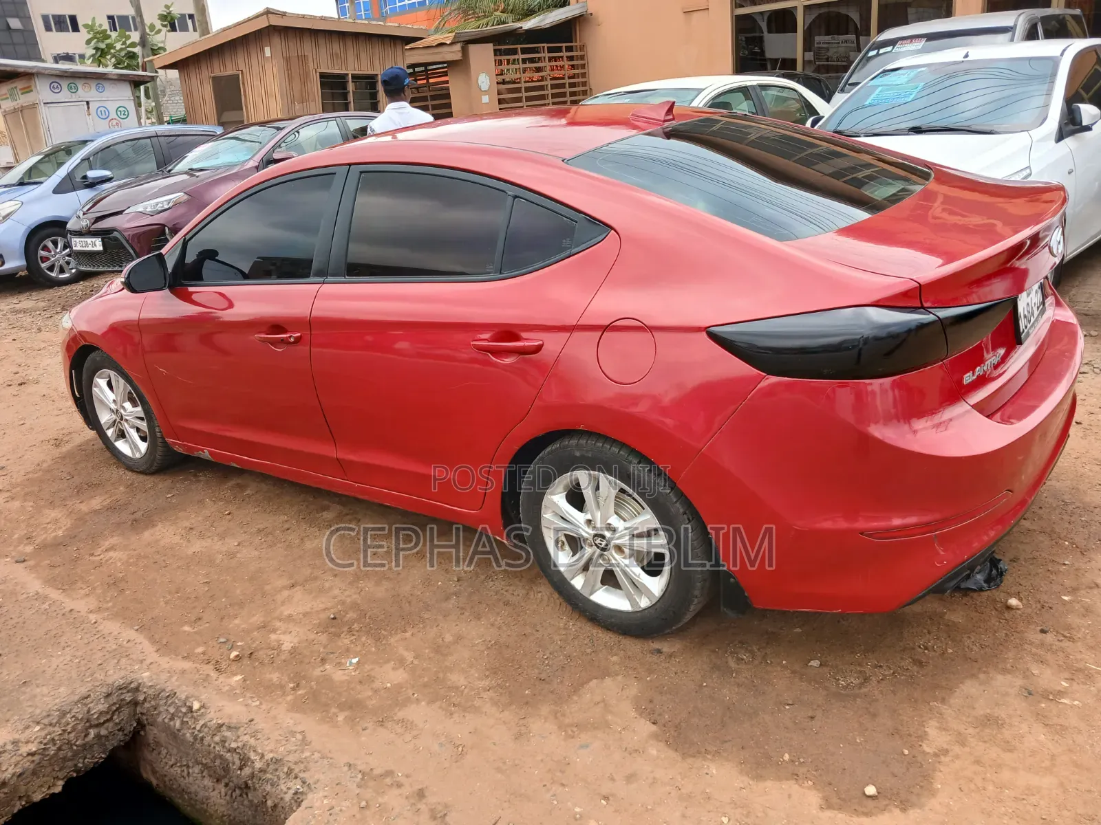 Hyundai Elantra 2017 Red