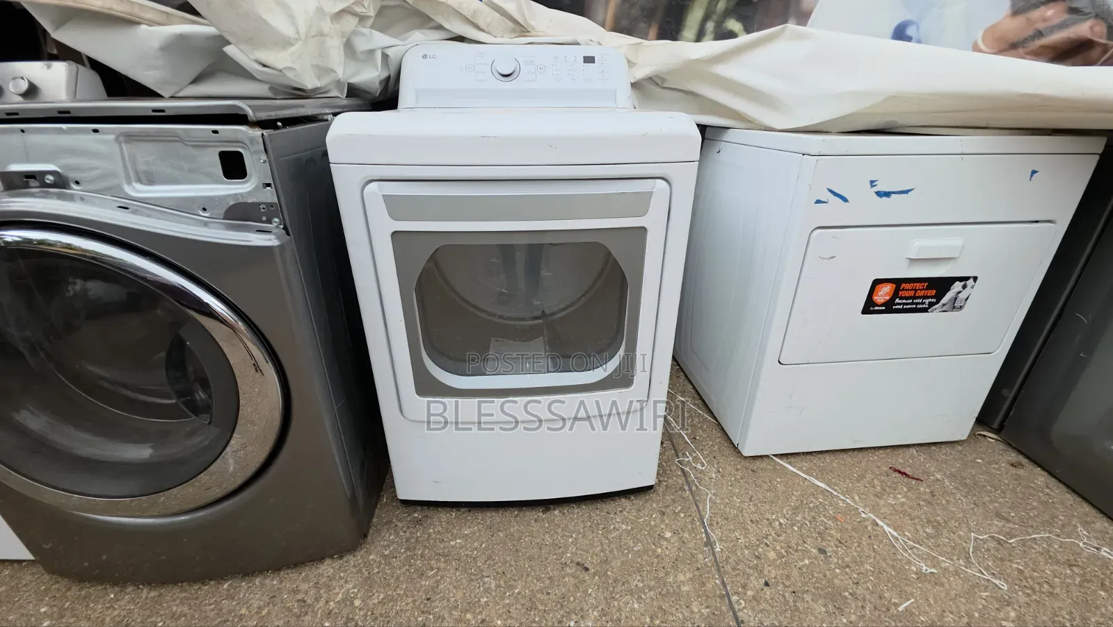 28kg Brand New LG Gas Dryer With Sensor Dry Technology