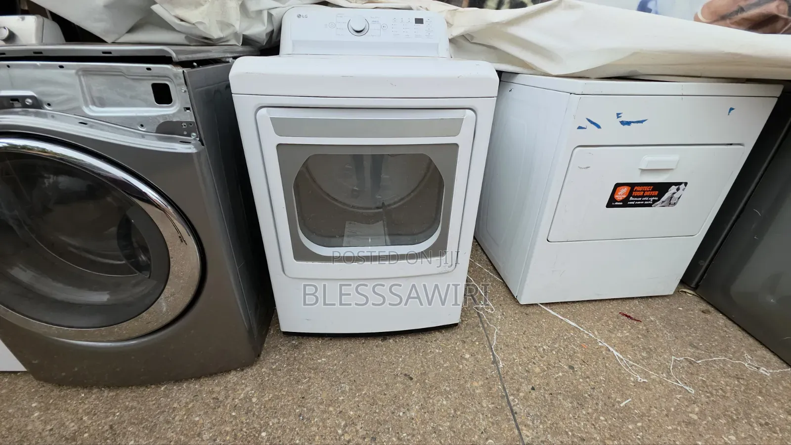 28kg Brand New LG Gas Dryer With Sensor Dry Technology