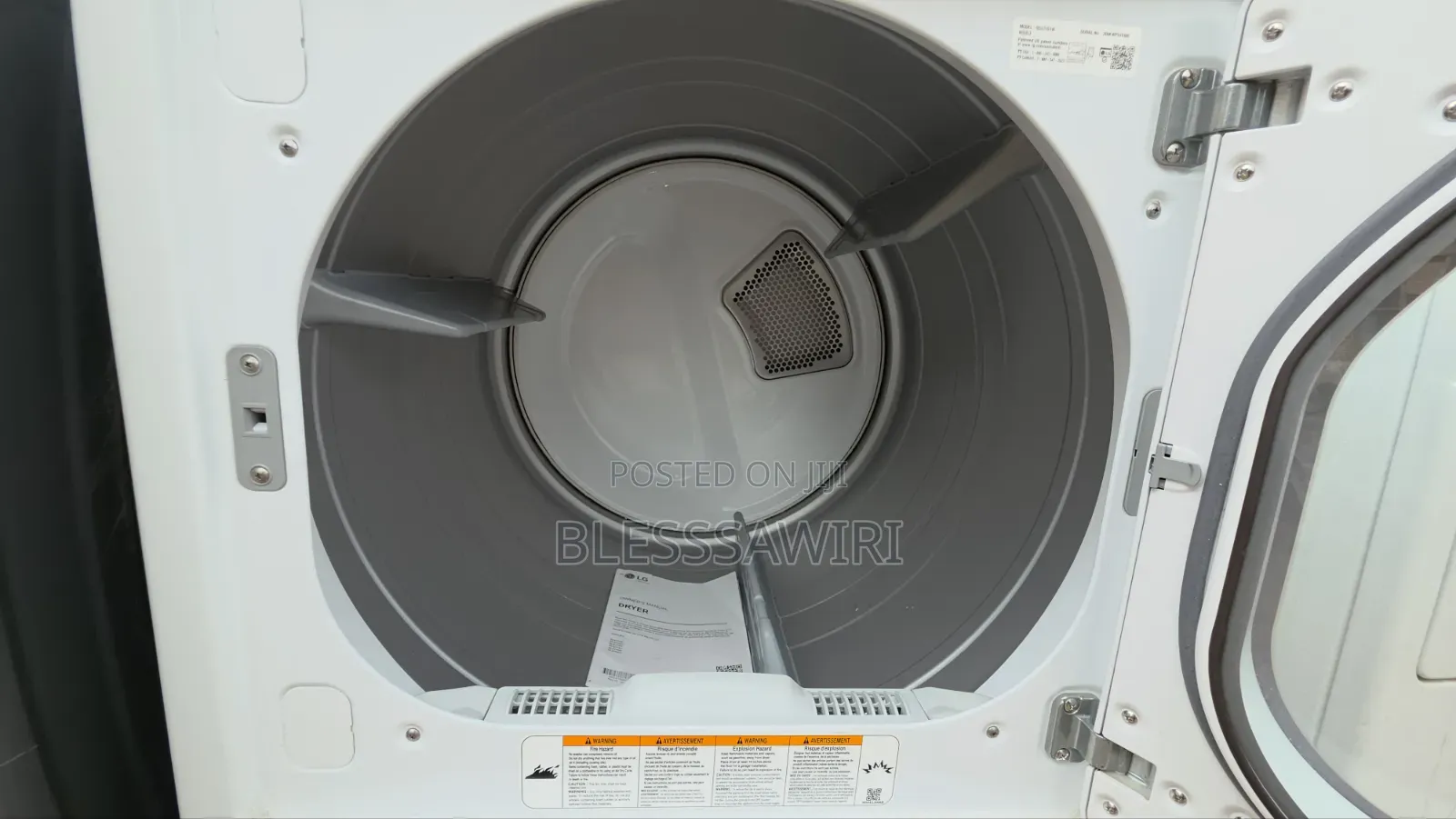 28kg Brand New LG Gas Dryer With Sensor Dry Technology