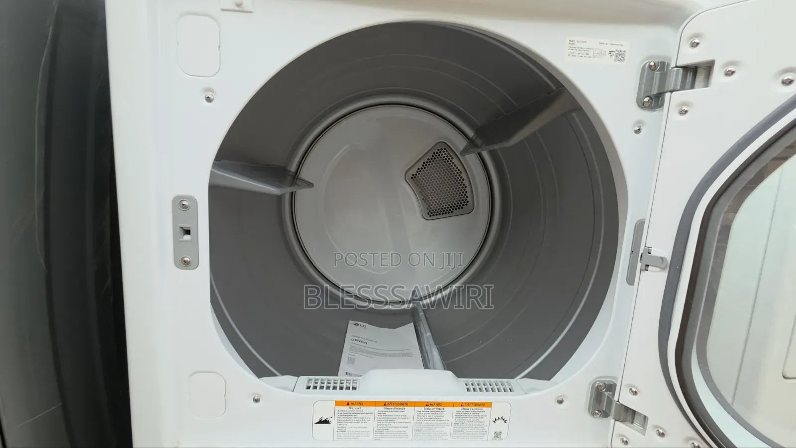 28kg Brand New LG Gas Dryer With Sensor Dry Technology