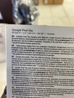 New Google Pixel 10a 128 GB Black