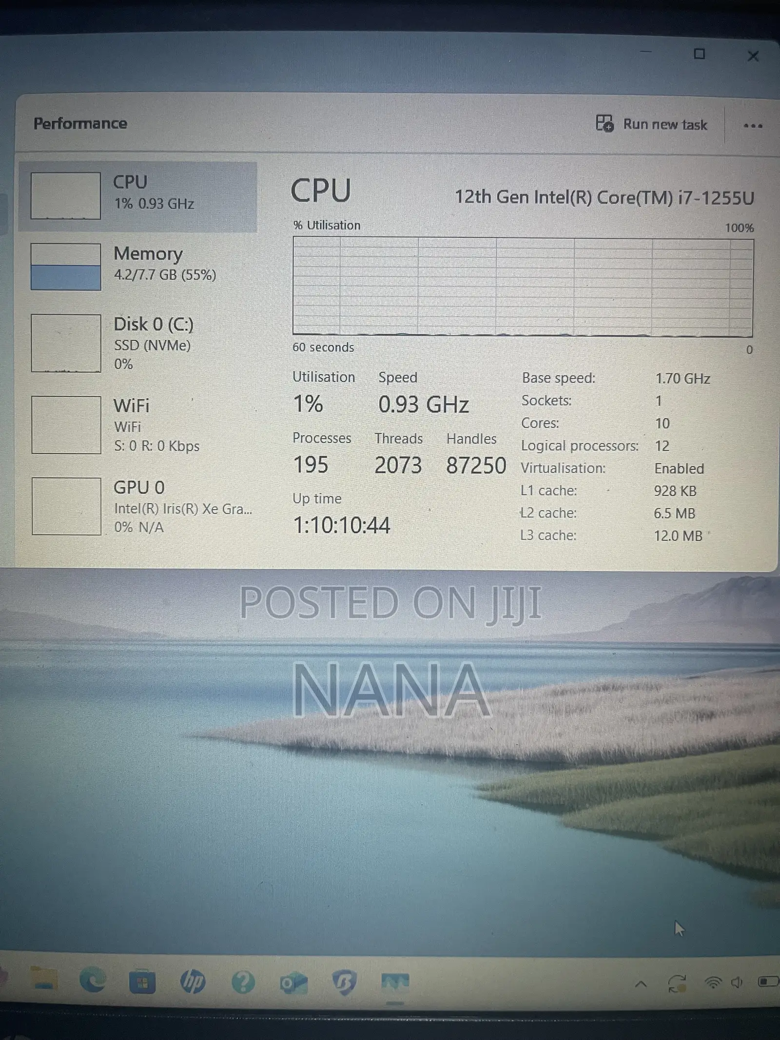 Laptop HP 15s 8GB Intel Core i7 SSD 512GB