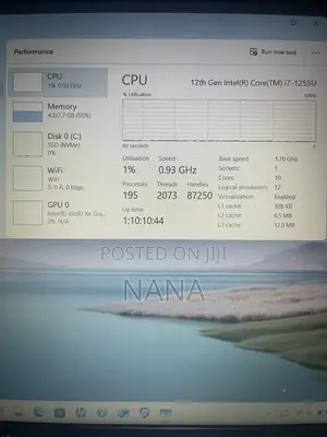 Laptop HP 15s 8GB Intel Core i7 SSD 512GB