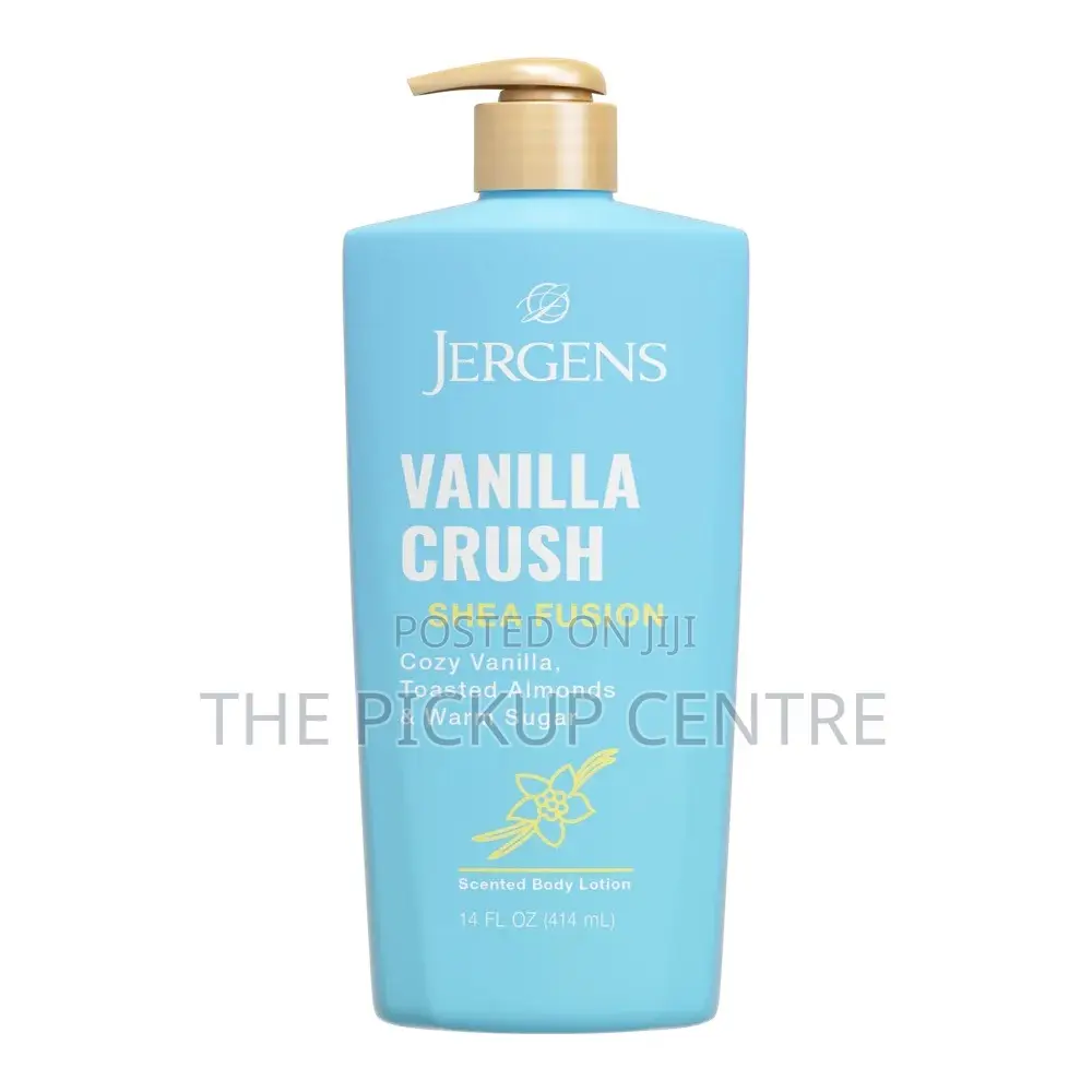 Jergens Shea Fusion Vanilla Crush Scented Body Lotion, Moisturizer