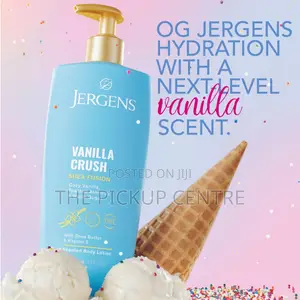Jergens Shea Fusion Vanilla Crush Scented Body Lotion, Moisturizer