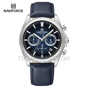 Naviforce Watch for Men (Leather Strap)