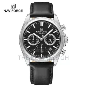 Naviforce Watch for Men (Leather Strap)