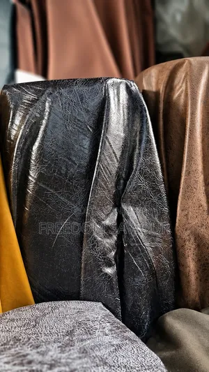 Premium Antique Brown Leather Upholstery Material
