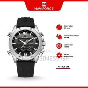 Naviforce Silicone Strap Watch