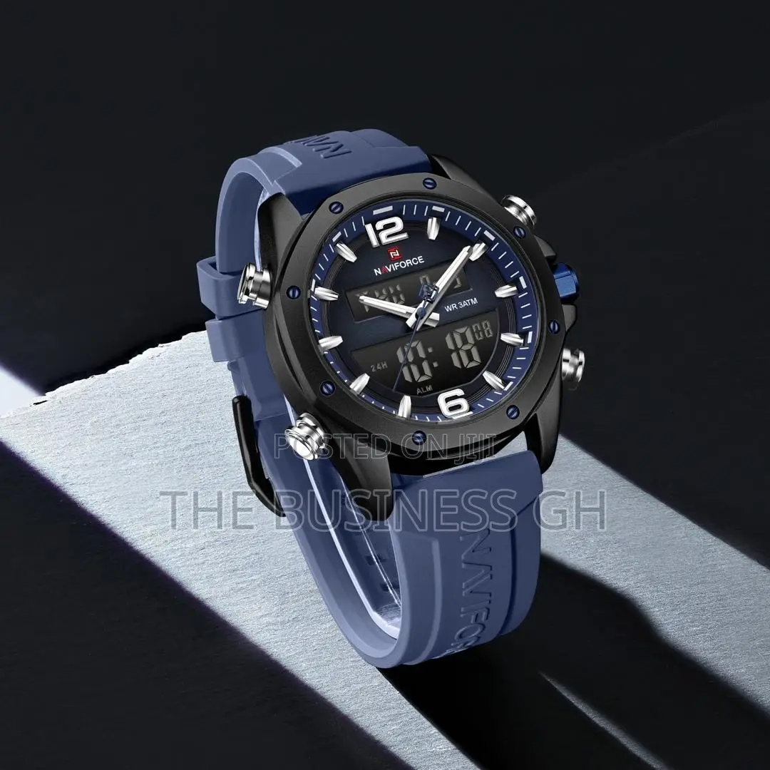 Naviforce Silicone Strap Watch