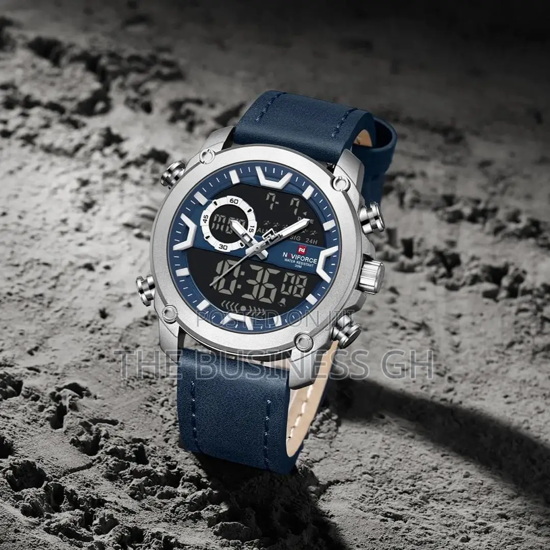 Naviforce Leather Watch for Men