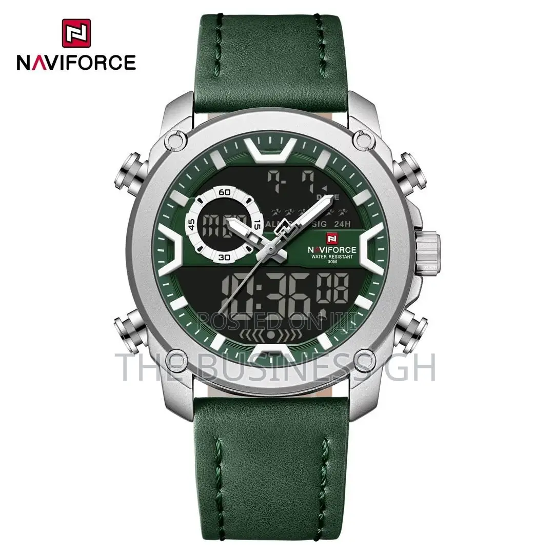 Naviforce Leather Watch for Men