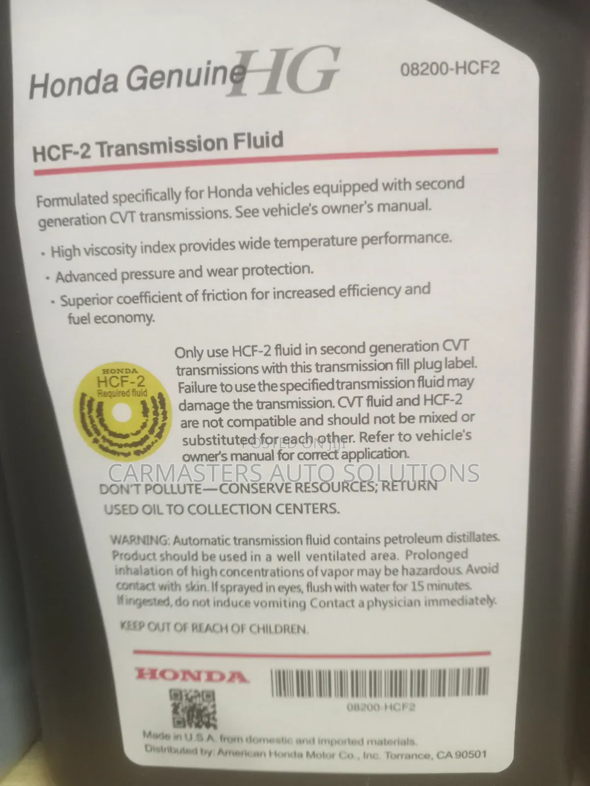 Honda HCF-2 (1 Litre)